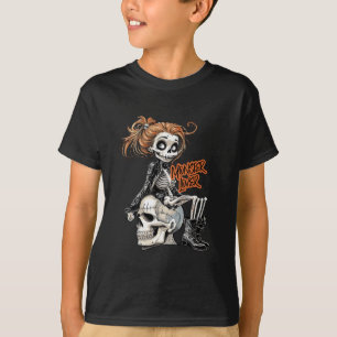 Monsterliebhaber Spaß Skelett Ghul Süß Vintage-Hal T-Shirt