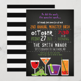 Monstermash Halloween Boost Party Einladung