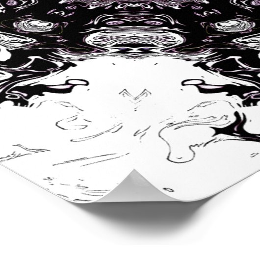 Monstermeteor v1 - Muster Poster (Ecke)