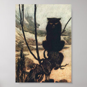 Monsterprint von Arthur Rackham Poster