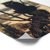 Monsterprint von Arthur Rackham Poster (Ecke)
