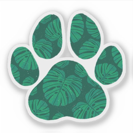 Monsterra Paw Aufkleber (Vorderseite)