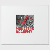 MONSTERS ACADEMY GESCHENKPAPIER (Flach)