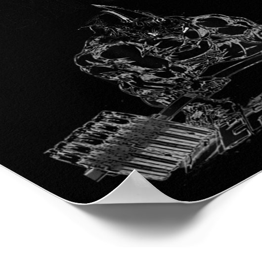 Monsters Do Exist Werlifting Motivational _1  Poster (Ecke)