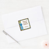 MONSTERS Flüchtige Blick a Boo Baby Shoodusche Squ Quadratischer Aufkleber (Umschlag)