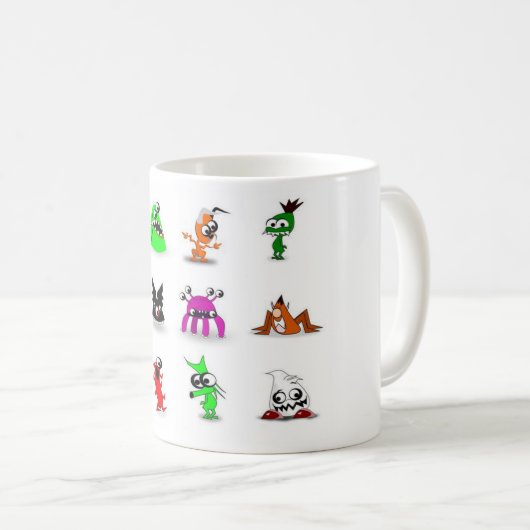 Monsters Full Set Kaffeetasse (VorderseiteRechts)