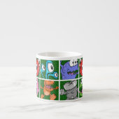 Monsters & Kaiju Espressotasse (Vorderseite)