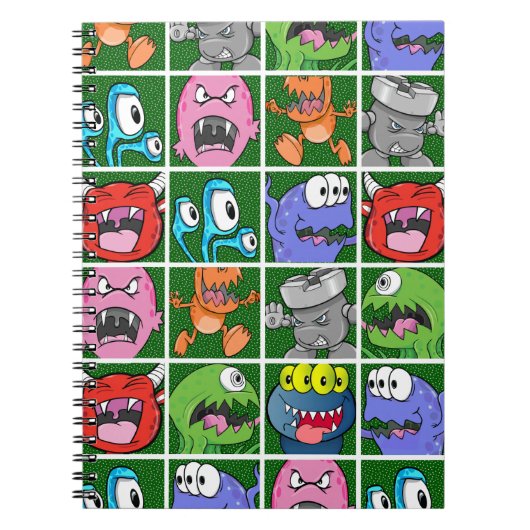 Monsters & Kaiju Notizblock (Vorderseite)