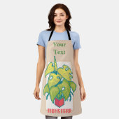 Monsters, pixel art schürze (Getragen)