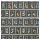 Monsters Portraits Creepy Illustrations Zombies Stoff (Muster)