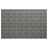 Monsters Portraits Creepy Illustrations Zombies Stoff (Fat Quarter (45,7 x 55,9 cm))