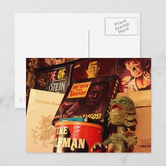 MONSTERS Postkarte (Vorne/Hinten)