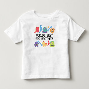 Monsters Weltbester Großbruder Kleinkind T-shirt