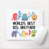 Monsters Weltbester Großbruder Mousepad (Mit Mouse)