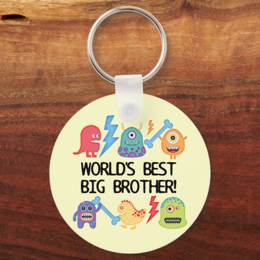 Monsters Weltbester Großbruder Schlüsselanhänger (Vorderseite)