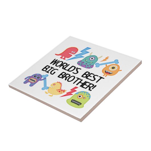 Monsters World Best Big Brother Fliese (Seite)