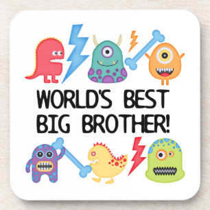 Monsters World Best Big Brother Getränkeuntersetzer