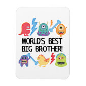 Monsters World Best Big Brother Magnet (Vertikal)