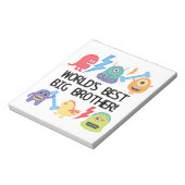 Monsters World Best Big Brother Notizblock (Rotiert)
