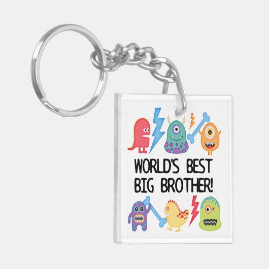 Monsters World Best Big Brother Schlüsselanhänger (Vorderseite links)
