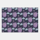 Monsters Wrapping Paper Sheets Geschenkpapier Set (Vorderseite 3)