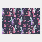 Monsters Wrapping Paper Sheets Geschenkpapier Set (Vorderseite 2)