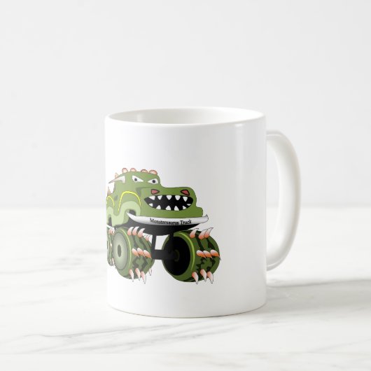 Monstersaurus LKW Kaffeetasse (VorderseiteRechts)