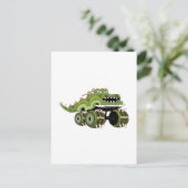 Monstersaurus Truck Postkarte (Stehend Vorderseite)