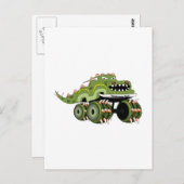 Monstersaurus Truck Postkarte (Vorne/Hinten)