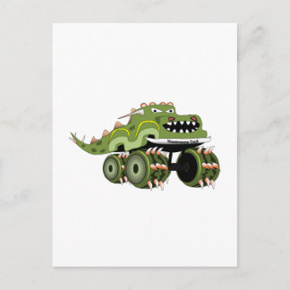 Monstersaurus Truck Postkarte