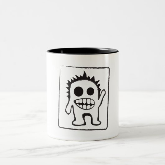 Monsterschale Zweifarbige Tasse (Mittel)