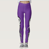 Monsterskelette Leggings (Vorderseite)