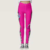 Monsterskelette Leggings (Vorderseite)
