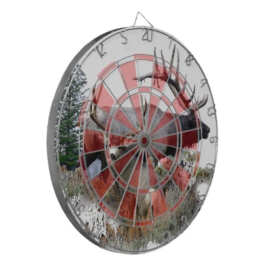 Monsterstier-Trophäedollar Dartscheibe (Vorderseite Links)