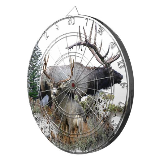 Monsterstier-Trophäedollar Dartscheibe (Vorderseite rechts)