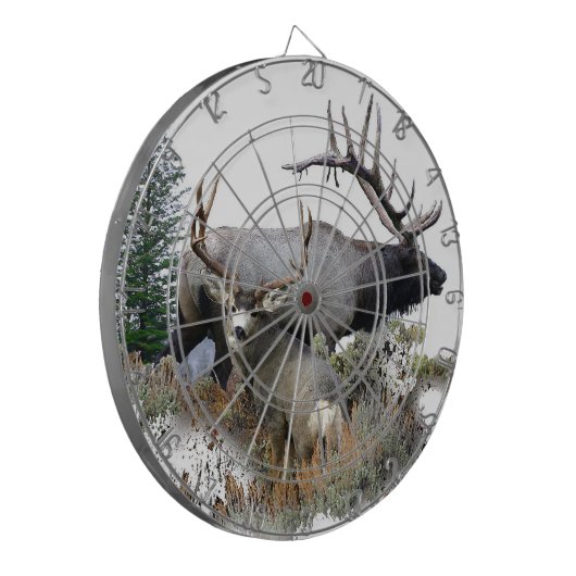 Monsterstier-Trophäedollar Dartscheibe (Vorderseite Links)