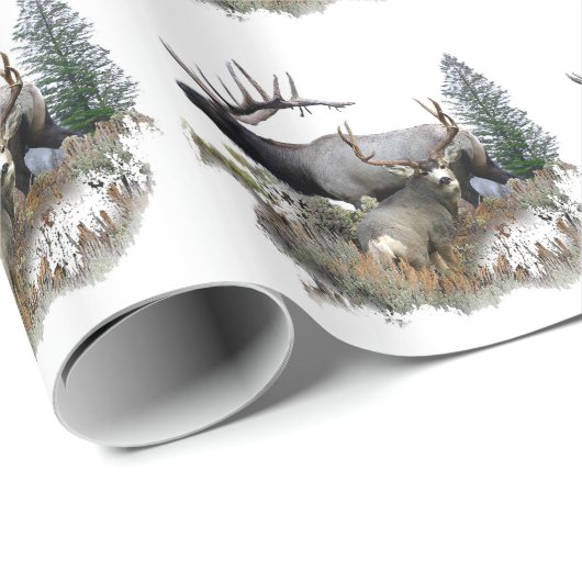 Monsterstier-Trophäedollar Geschenkpapier (Rolleneckpunkt)