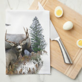 Monsterstier-Trophäedollar Geschirrtuch (Viertel Falte)