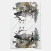 Monsterstier-Trophäedollar Geschirrtuch (Vertikal)