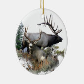 Monsterstier-Trophäedollar Keramikornament (Rechts)