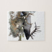 Monsterstier-Trophäedollar Puzzle (Horizontal)