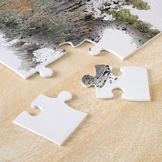 Monsterstier-Trophäedollar Puzzle (Seite)