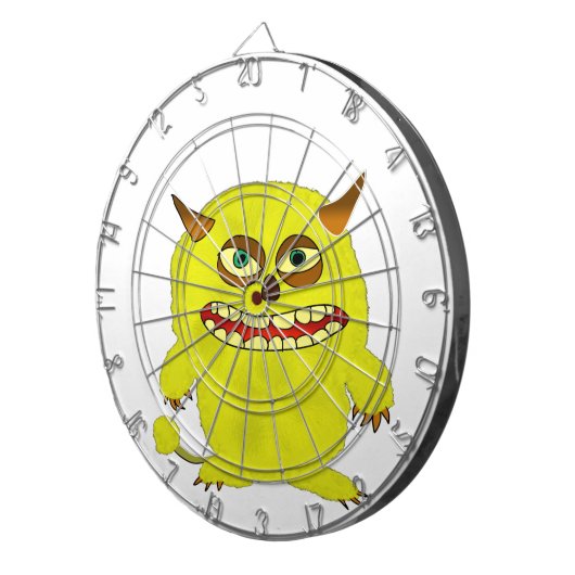 Monstertroll-Halbkugel Dartscheibe (Vorderseite rechts)