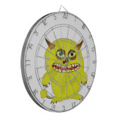 Monstertroll-Halbkugel Dartscheibe (Vorderseite Links)