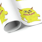 Monstertroll-Halbkugel Geschenkpapier (Rolleneckpunkt)