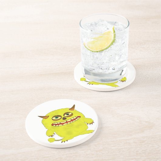 Monstertroll-Halbkugel Getränkeuntersetzer (Seite)