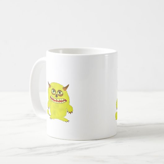 Monstertroll-Halbkugel Kaffeetasse (Vorderseite Links)