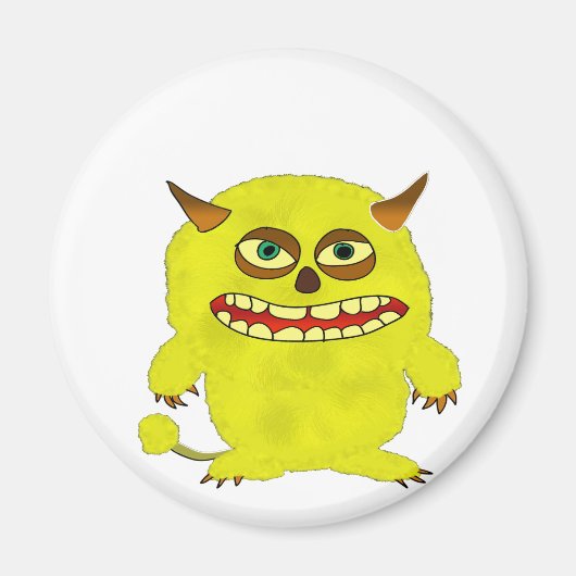 Monstertroll-Halbkugel Magnet (Vorne)