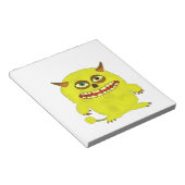 Monstertroll-Halbkugel Notizblock (angewinkelt)