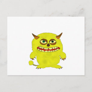 Monstertroll-Halbkugel Postkarte